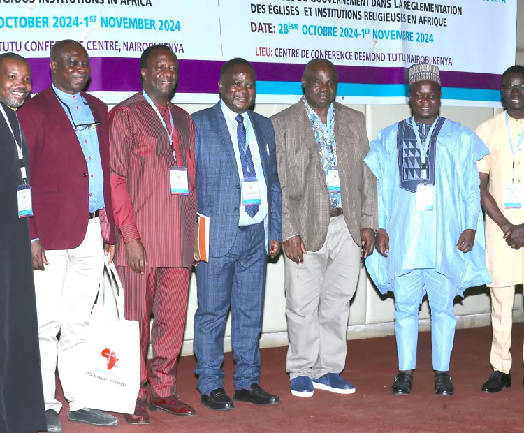 Rev. Dr. Fidon, Fr. Dr Njoroge, Rev Akanji  and other participants during the symposium